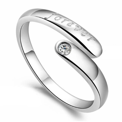 Silver plated forever - plated, engraved