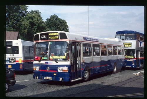 Original bus slide west - bus,