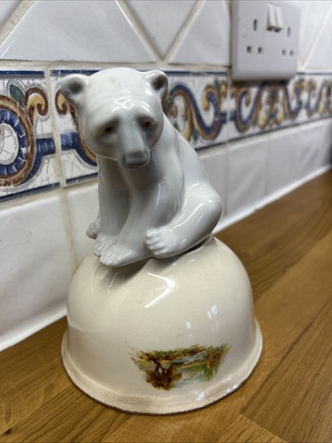 Lladro bear sitting - bear,