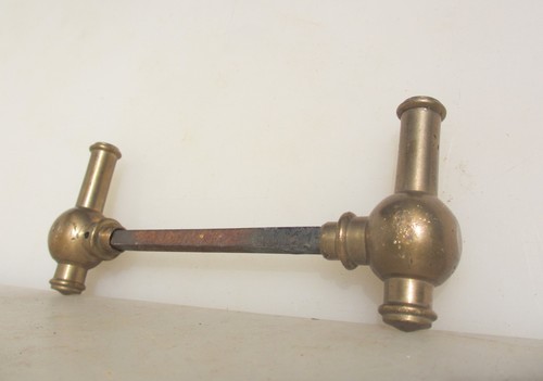 Victorian brass lever - brass,