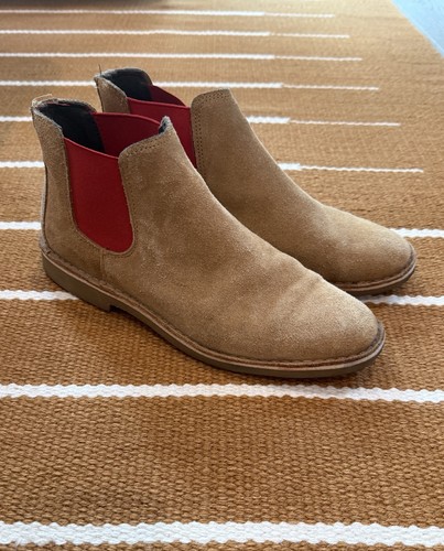 Zara chelsea ankle suede boots - zara,