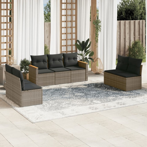 Garden sofa set grey - garden,