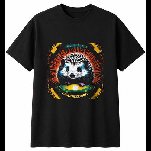 Graphic african pygmy hedgehog - graphic,
