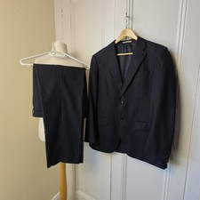 Next Mens Pinstripe Suit 40