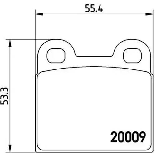 Brake pads 001 brembo for - 06,