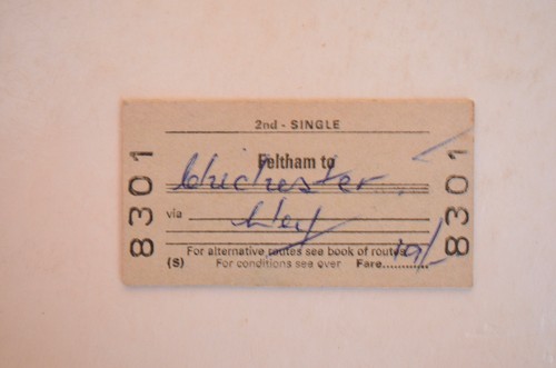 Railway ticket brb feltham - brb,