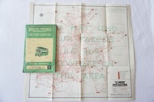 July 1962 Bristol Omnibus Bus Timetable with Map Country Services 