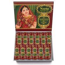 Neeta Henna Cones Dark Brown Natural Neeta Henna Mehndi Cones Temporary Tattoo