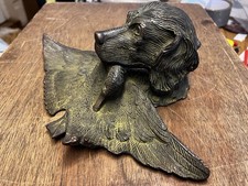 Antique bronze metal desk - antique,