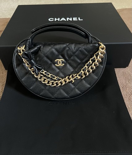 Chanel black caviar leather - chanel,