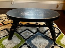 Sturdy Vintage Footstool  w/