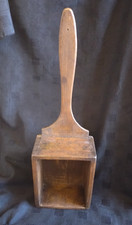 Antique Wooden Church Collection Box Offertory  19th Century Treen