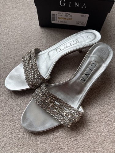 Gina silver leather - gina,