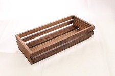 Small Dark Wooden Crate