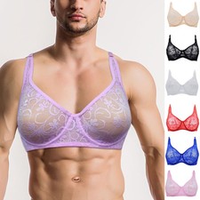 UK Men Bras Sissy Crossdresser