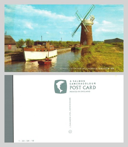Postcard horsey staithe and - postcard,