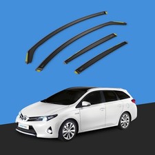 TOYOTA Auris MK2 2013-2018 5 Door Touring Estate Wind Deflectors 4pc Tinted