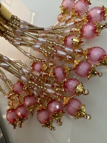Indian tassel pearl sari - pearl,