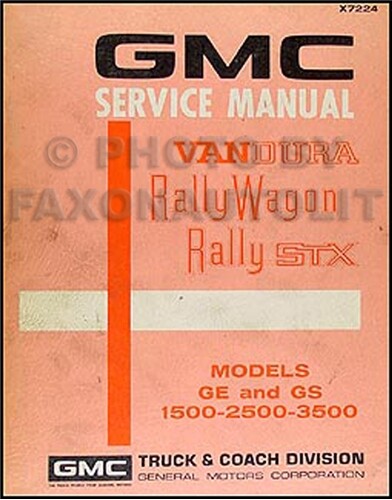 1972 gmc vandura - rally, wagon