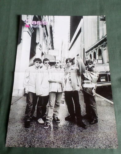 Oasis rock band 2 page - oasis,