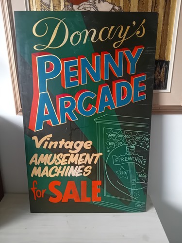 Large vintage penny arcade - large,