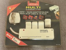 Micromark BS5733 Multi-Connector Mains Adapter 4-into-1 White