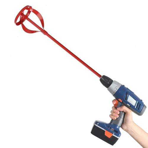 Red drill paint pot plaster - drill,