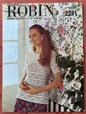 Crochet Lacy Top in Robin