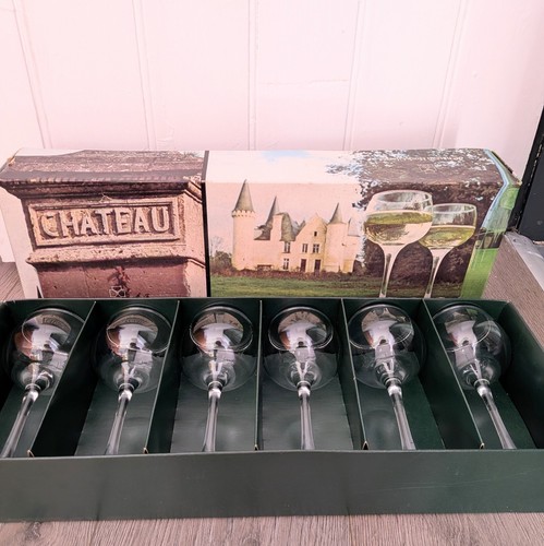 Dema chateau hock wine - wine, glasses