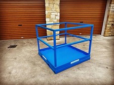4Ft x 4Ft Forklift Man-lift Safety Basket (Telescopic Handler Cradle Cage)
