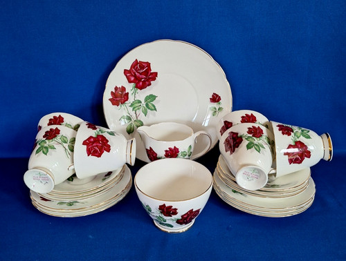 Vintage bone china tea - vintage, set