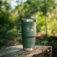 Land Rover Genuine Classic x YETI Rambler 20oz/591ml with Handle - Camp Green