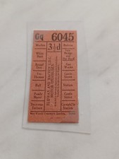 BEDWAS & MACHEN U.D..C MOTOR OMNIBUSES ( SOUTH WALES ) - BUS TRAVEL TICKET