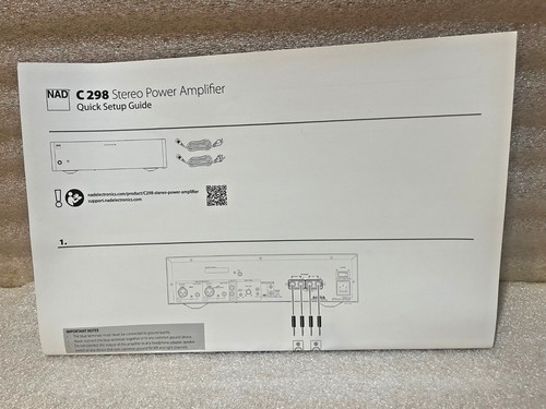 Oem nad 298 c298 - c298, setup