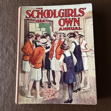 School Girls Own Annual 1930 Hardback Children's Book Vintage Collectable