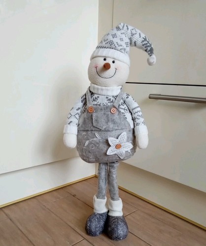 Snowman standing home - snowman,