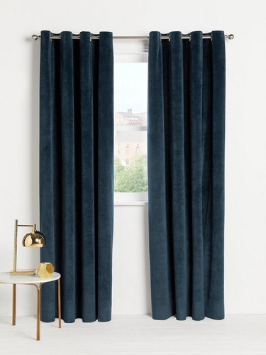 John lewis velvet - velvet, lined
