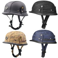 Vintage Style German Helmet Motorcycle Half Helmet For Adult Men Women