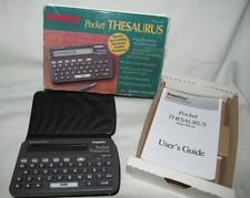 Vintage FRANKLIN TMQ-100 Pocket Thesaurus