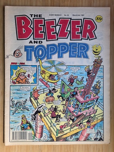 The beezer and topper comic - beezer,