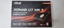 Asus Xonar U7 MKII 7.1 USB sound card with headphone amplifier, 192kHz/24-bit HD