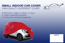 Small Red Indoor Car Cover