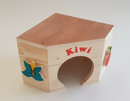 Corner wooden house rodents - wooden,