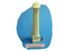 oo gauge resin model small octagonal brick built factory chimney  4mm 1:76 040