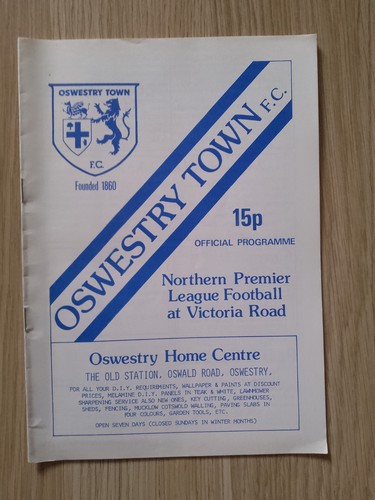 Oswestry town witton albion - oswestry,