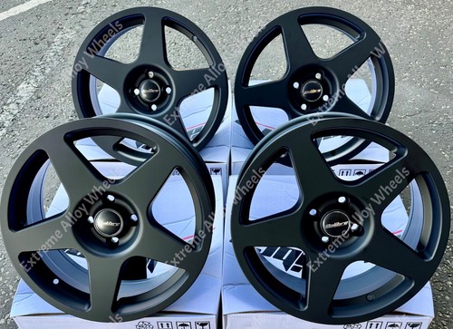 Black five alloy wheels - 17",