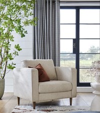 Next / Laura Ashley Haughton Snug Chair - Natural Plush - Collection - RRP £399 