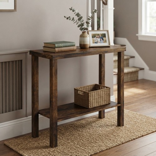 Elegant tier wooden narrow - 2-tier,