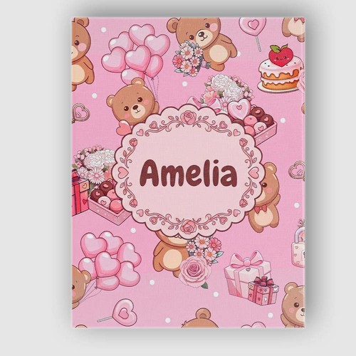 Canvas wall art custom name - art,