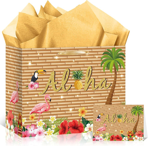 Hawaiian gift bag luau - bag,
